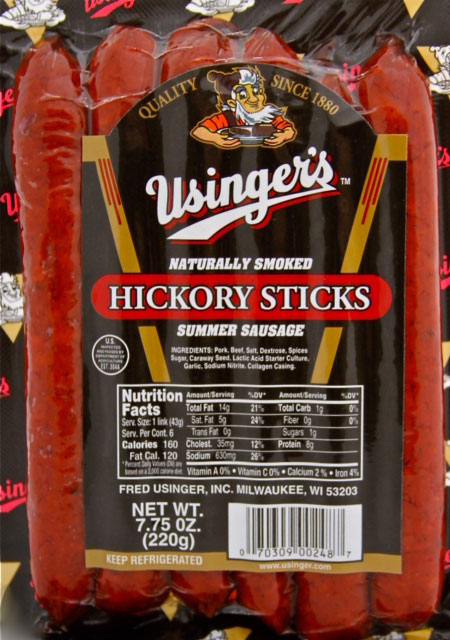 Summer Sausage Hickory Sticks